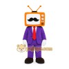 TV Head Character Mascot Costume TV Head Character Mascot Costume