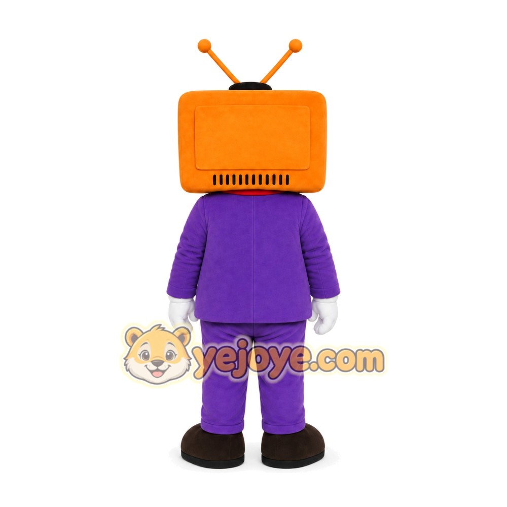 TV Head Character Mascot Costume TV Head Character Mascot Costume
