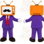 TV Head Character Mascot Costume