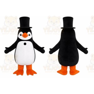 Top Hat Penguin Mascot Costume
