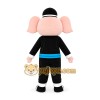 Pig Pirate Mascot Costume Pig Pirate Mascot Costume