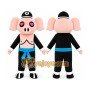Pig Pirate Mascot Costume
