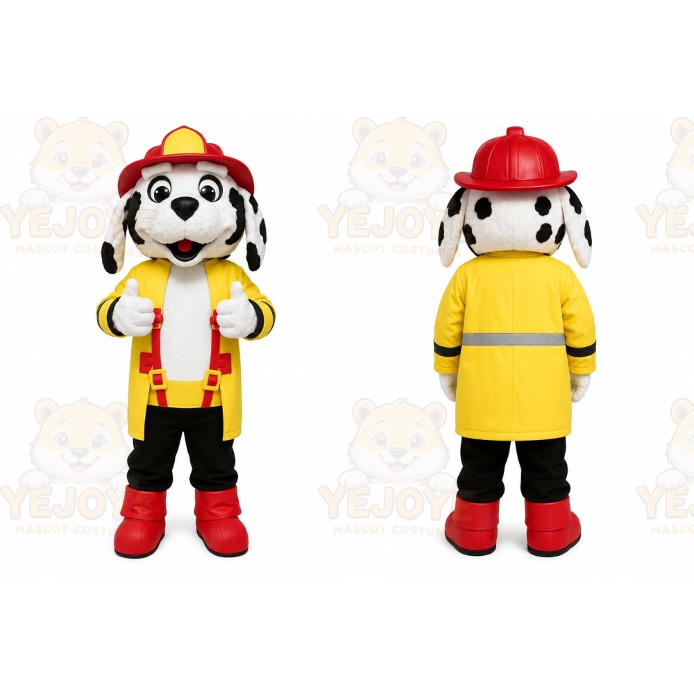 Firefighter Dalmatian Mascot Costume
