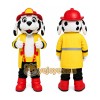 Firefighter Dalmatian Mascot Costume Firefighter Dalmatian Mascot Costume