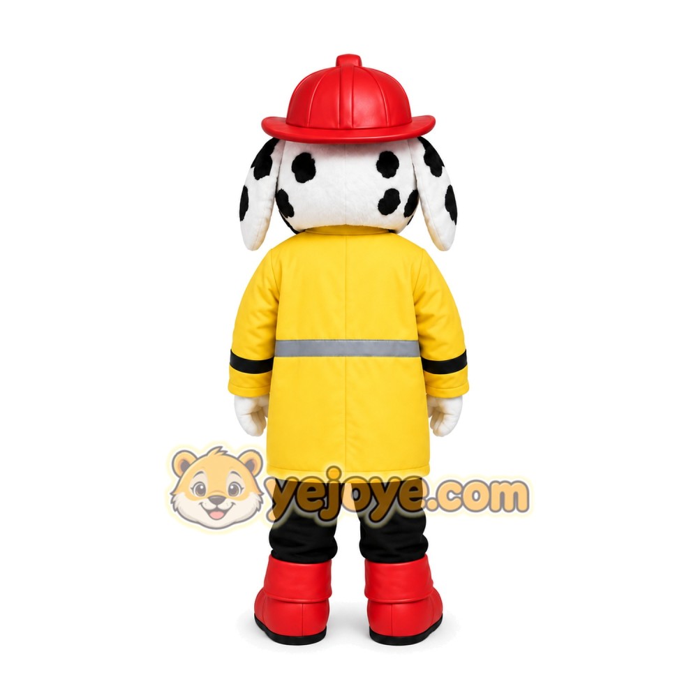 Firefighter Dalmatian Mascot Costume Firefighter Dalmatian Mascot Costume