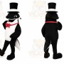 Black and White Shark Mascot Costume