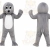 Cute Gray Seal Mascot Costume
