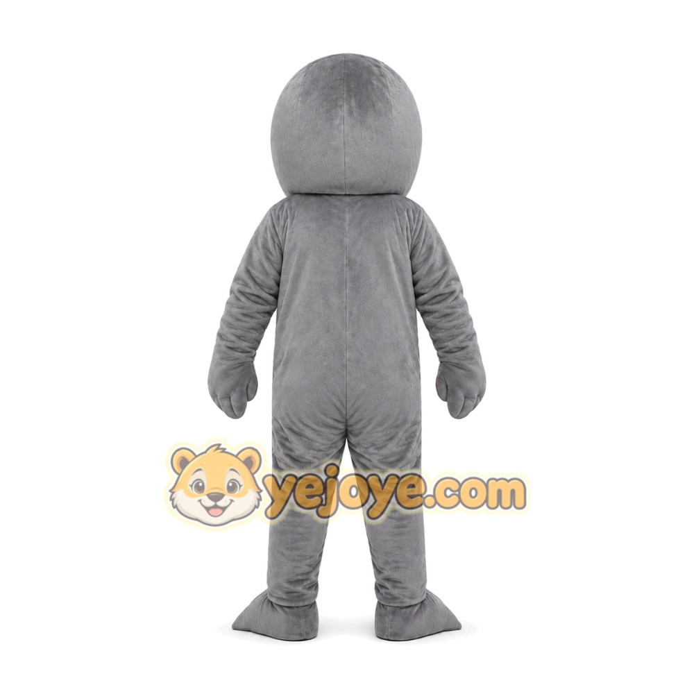Cute Gray Seal Mascot Costume Cute Gray Seal Mascot Costume