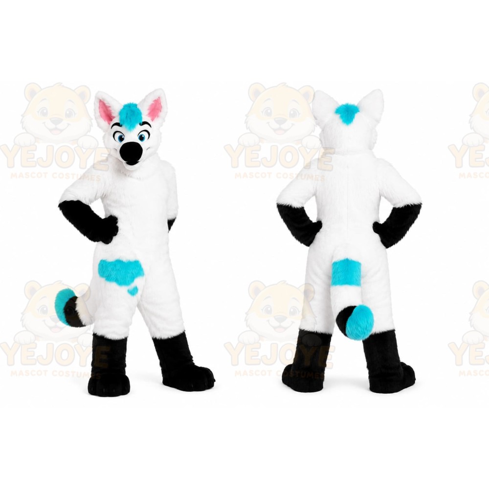 Spotted Huksy Mascot Costume
