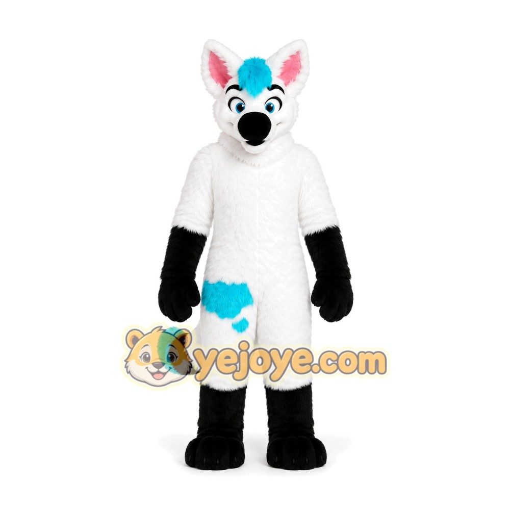 Spotted Huksy Mascot Costume Spotted Huksy Mascot Costume