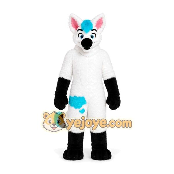 Spotted Huksy Mascot Costume