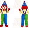 Colorful Clown Mascot Costume