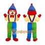 Colorful Clown Mascot Costume