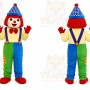 Colorful Clown Mascot Costume