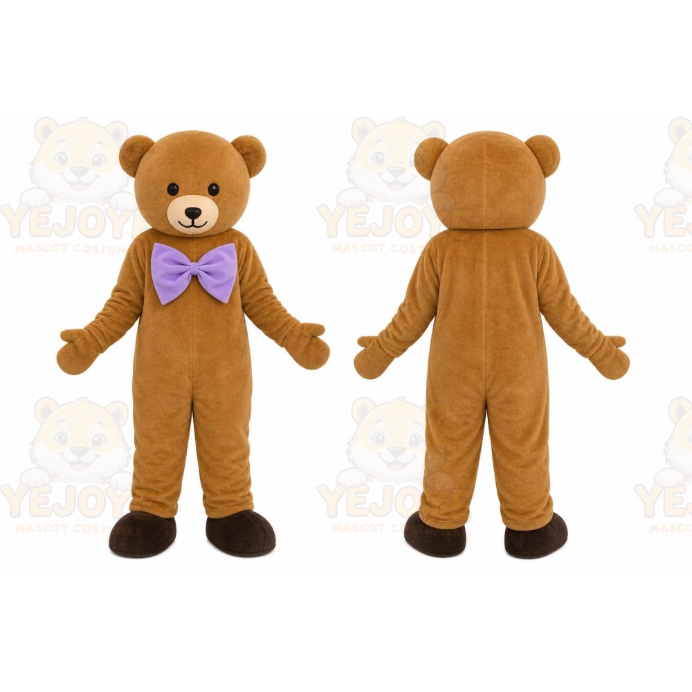 Brown Teddy Bear Mascot Costume