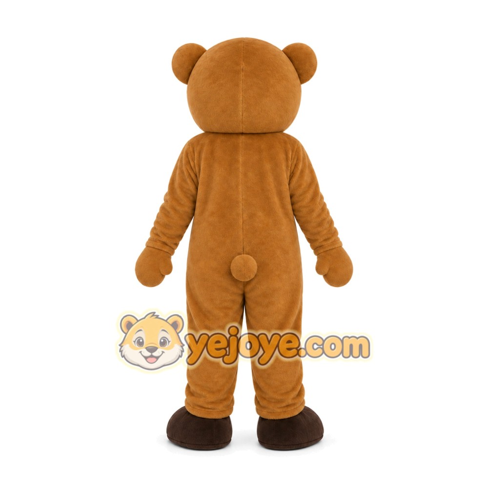 Brown Teddy Bear Mascot Costume Brown Teddy Bear Mascot Costume