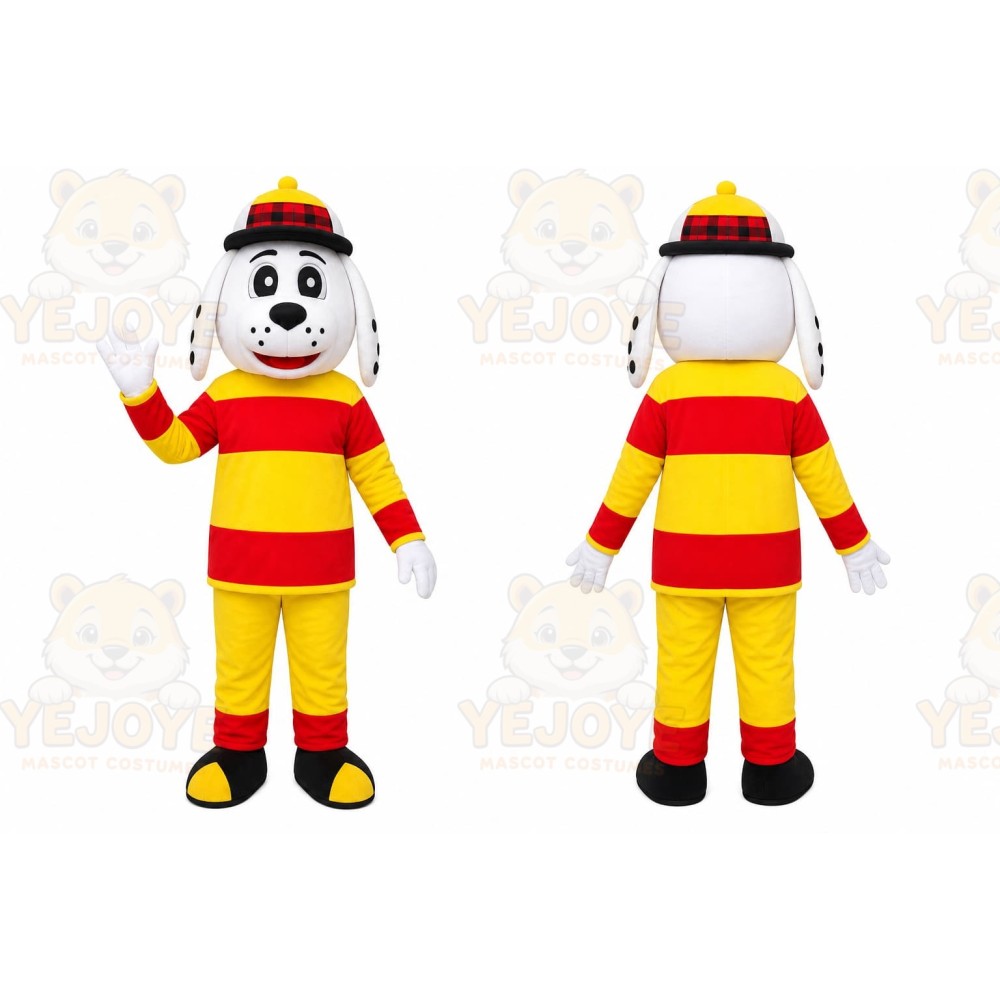 Firefighter Dalmatian Mascot Costume