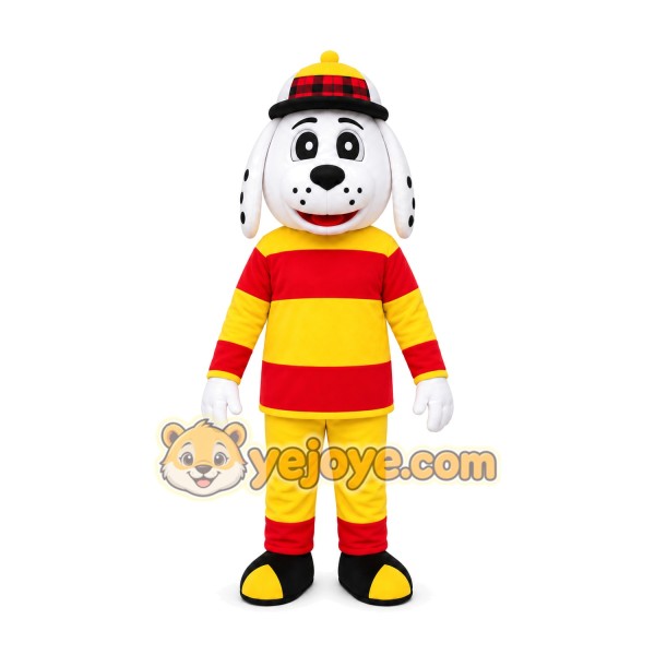 Firefighter Dalmatian Mascot Costume