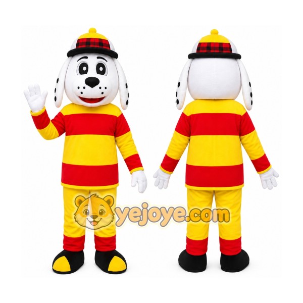 Firefighter Dalmatian Mascot Costume