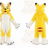 Yellow Husky Mascot Costume