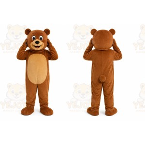 Brown Bear Mascot Costume