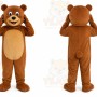 Brown Bear Mascot Costume