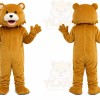 Tan Lion Mascot Costume