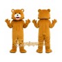 Tan Lion Mascot Costume