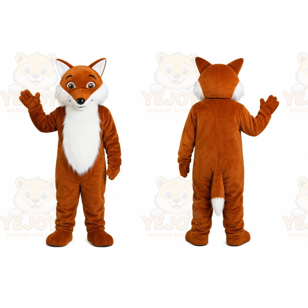 Brown Fox Mascot Costume