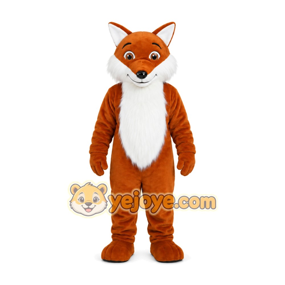 Brown Fox Mascot Costume Brown Fox Mascot Costume
