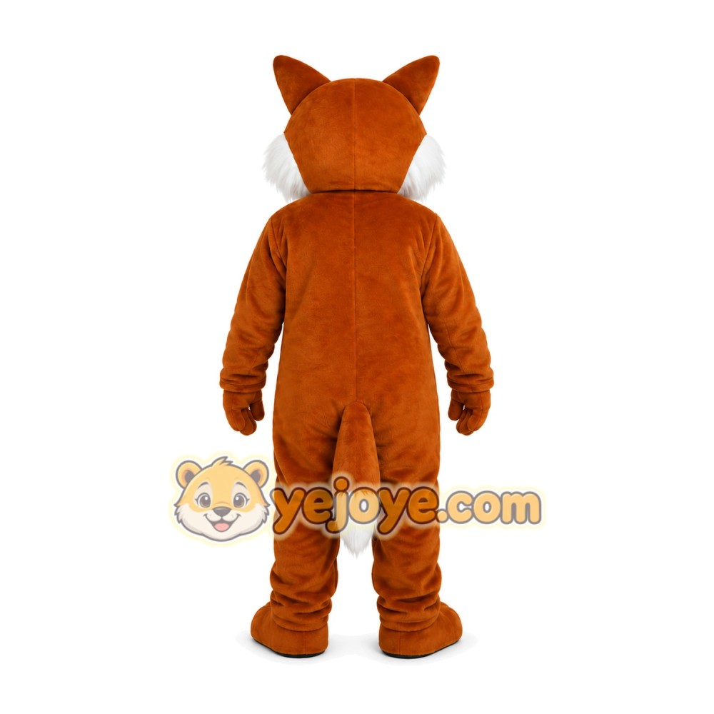 Brown Fox Mascot Costume Brown Fox Mascot Costume