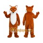 Brown Fox Mascot Costume