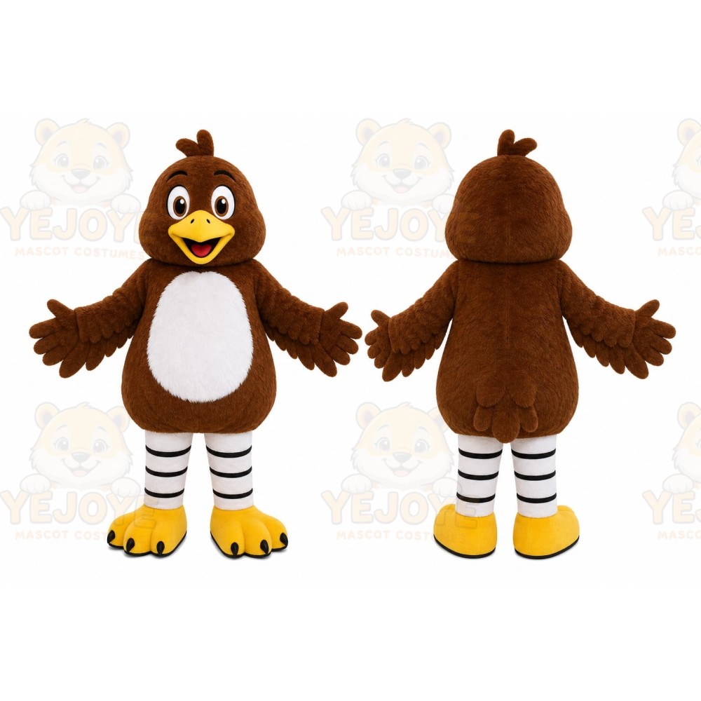 Brown Bird Mascot Costume