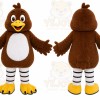 Brown Bird Mascot Costume