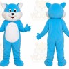 Blue Cat Mascot Costume