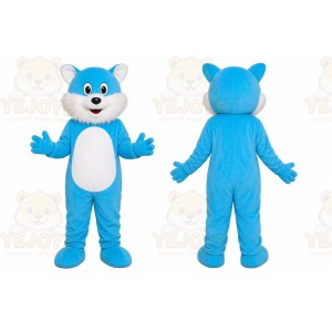Blue Cat Mascot Costume