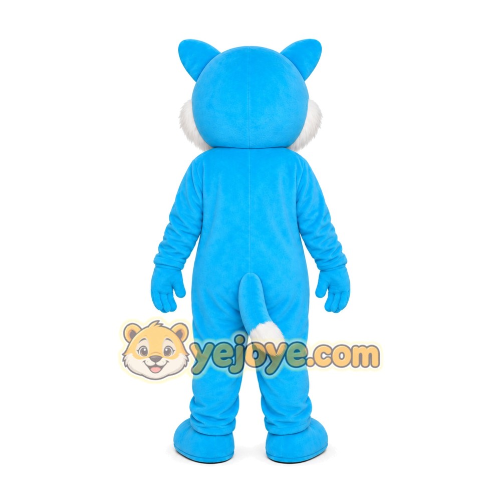 Blue Cat Mascot Costume Blue Cat Mascot Costume