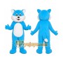 Blue Cat Mascot Costume