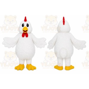 White Chicken Mascot Costume