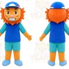 Orange Boy Mascot Costume