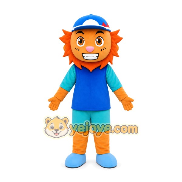 Orange Boy Mascot Costume