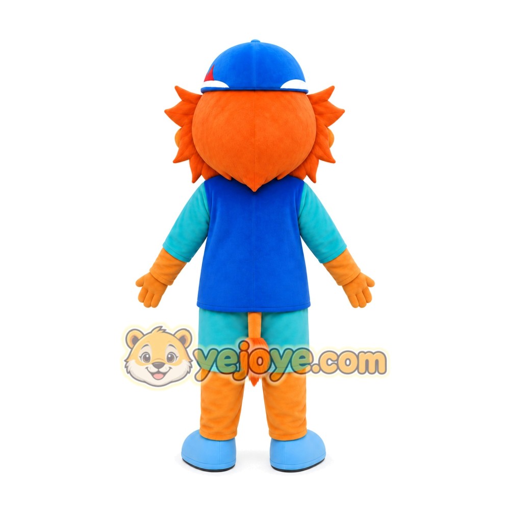 Orange Boy Mascot Costume Orange Boy Mascot Costume