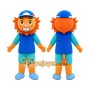 Orange Boy Mascot Costume