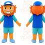 Orange Boy Mascot Costume