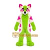 Green Spotted Husky Mascot Costume