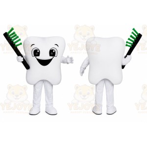 Toothbrush Tooth Mascot Costume