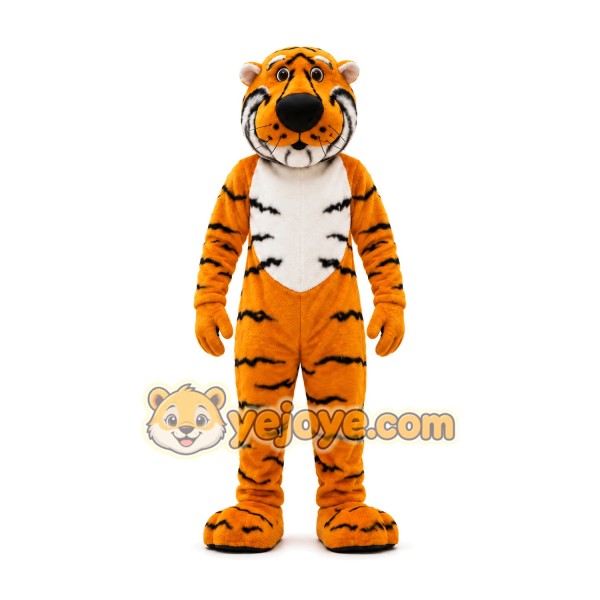 Orange Tiger Mascot Costume