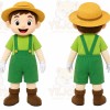 Explorer Boy Mascot Costume