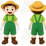 Explorer Boy Mascot Costume