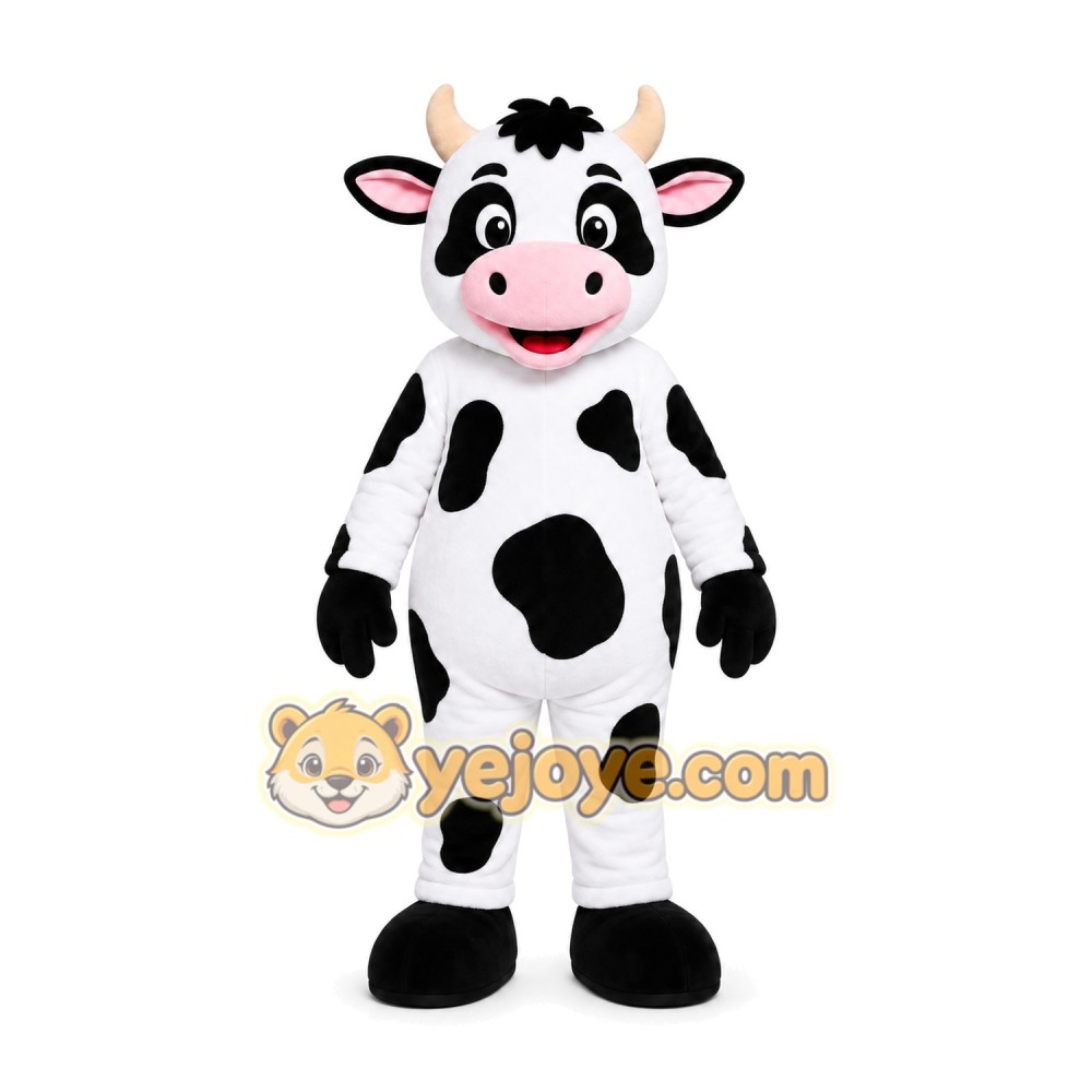 Spotted Cow Mascot Costume Spotted Cow Mascot Costume
